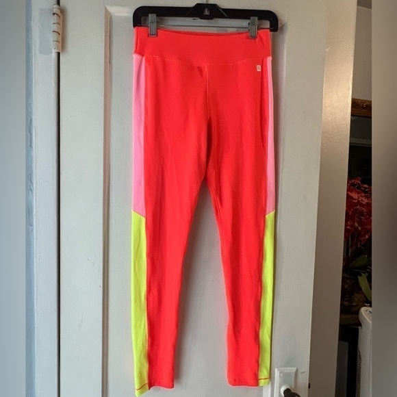 Rockets of Awesome Neon Colorblock Leggings 14 - Picture 2 of 8